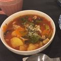 yuuu♥'s cooksnap of when they made キャベツ 舞茸 じゃが芋の トマトスープ.