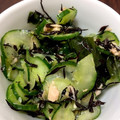 港UV's cooksnap of when they made 簡単！きゅうりとひじきとツナの酢の物.