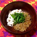 ゆにこーん☆'s cooksnap of when they made 簡単おつまみ！鶏納豆☆.