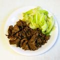 ウメ吉さん's cooksnap of when they made 柔らかジューシー　ビーフ生姜焼き.