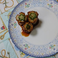 イチゴ、イチゴ。's cooksnap of when they made ❁お弁当に❁オクラinちくわ❁.
