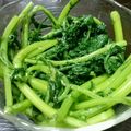 海原ピエール's cooksnap of when they made 簡単です♪春菊の焼きごま油とポン酢びたし.