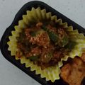 ほにゃさん's cooksnap of when they made オクラで一品♪きな粉ごま和え.