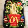 ３匹の大ぶたママ's cooksnap of when they made 時短キャラ弁おかず☆プチハンバーガー♪.