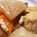 今日もニコッ☆'s cooksnap of when they made がんもと大根・にんじんの煮物〜砂糖なし.