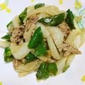 cana226's cooksnap of when they made 豚肉とピーマン★シーザードレッシング炒め.
