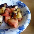 Sac’HiNa's cooksnap of when they made 茄子とトマトと蒸し鶏のレモン醤油マリネ.