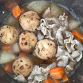 Nyaooomi's cooksnap of when they made ほっこり大根とがんもの煮物.