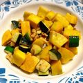 ☆こみみねーね☆'s cooksnap of when they made ズッキーニとコリンキーのグリルサラダ.