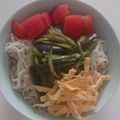 ショコラメロン's cooksnap of when they made 夏野菜たっぷりのぶっかけそうめん.