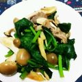 たまさぶろうの部屋's cooksnap of when they made ツルムラサキのオイスターソース炒め.