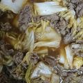 love55pai2's cooksnap of when they made 牛肉と白菜の炒め煮.