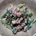 pak_mog's cooksnap of when they made 小松菜とシーチキンコーンプラス缶和え♪.