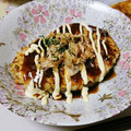 ma04tsu's cooksnap of when they made 巻かずに簡単☆お好み焼き風オムライス！.