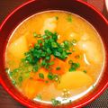 ★ちーた's cooksnap of when they made 炒めて根菜♥♡すいとん味噌汁.