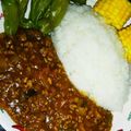 こうせ★'s cooksnap of when they made トマトキーマカレー.