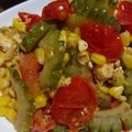 ぱんらん's cooksnap of when they made 夏だ！！ゴーヤ☆トマト☆卵の炒めもの.
