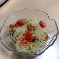 くるみん1202's cooksnap of when they made 春雨ときゅうりの中華サラダ！.