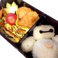 しちみママ's cooksnap of when they made ベイマックス♡簡単キャラ弁☆.