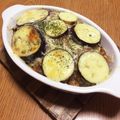 ぽめchan's cooksnap of when they made カレーの後のお楽しみ❀なすドリア！.