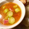 ame-ikuru's cooksnap of when they made ヘチマの味噌汁.