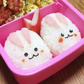 ぽめchan's cooksnap of when they made 幼稚園 お弁当♡ちびうさぎ 簡単 キャラ.