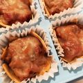 み＾ω＾お's cooksnap of when they made お弁当にピッタリ！餃子の皮でラザニア.