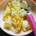 ageha0429's cooksnap of when they made 豆腐と卵のバター炒め（離乳食後期にも）.