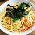 ぱりが's cooksnap of when they made 鮭フレークで簡単　大葉と鮭の和風パスタ.