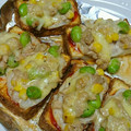 マ～ニャ's cooksnap of when they made ピザ風厚揚げのチーズ焼き.