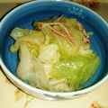 T❀mo's cooksnap of when they made 親子で簡単♪キャベツとカニカマの和え物.