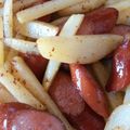 まるうめ's cooksnap of when they made じゃがいもとソーセージのマヨ炒め.