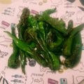 NAOばあさん's cooksnap of when they made 【簡単】獅子唐の醤油炒め【酒の肴】.