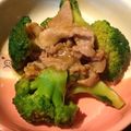 バニモン's cooksnap of when they made ブロッコリーと豚肉のオイスターソース炒め.
