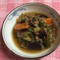 ヴィオレタ's cooksnap of when they made めんつゆで！好きな野菜でひき肉みぞれ梅煮.