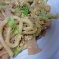 naoyuki04's cooksnap of when they made バター醤油な焼きうどん.