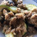 ちゃんこまんさん's cooksnap of when they made ナスとズッキーニの豚ミンチ味噌炒め.