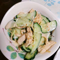 どらり☆'s cooksnap of when they made ささみときゅうりの中華マヨ和え♪.