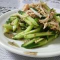 こばみひ's cooksnap of when they made きゅうり+えのき+たっぷりゴマ♪.