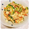 結真は道産子♪'s cooksnap of when they made 農園レシピ・苦くない❤ゴーヤチャンプル♪.