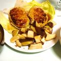 まーばん's cooksnap of when they made 生姜とおからのハンバーグ.