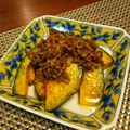 ほんたん母's cooksnap of when they made 素揚げかぼちゃのひき肉あんかけ.