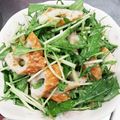 クック26352G☆'s cooksnap of when they made 竹輪と水菜のゴマたっぷりサラダ.