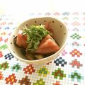 komutatata's cooksnap of when they made 揚げナスとトマトのさっぱり☆ポン酢あえ♪.
