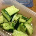 かんかん33's cooksnap of when they made やみつききゅうり（塩ダレ）.