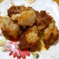K1TR1's cooksnap of when they made 米粉でヘルシー★揚げない鶏のから揚げ.