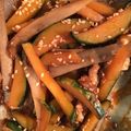 なな畑's cooksnap of when they made かぼちゃのきんぴら.