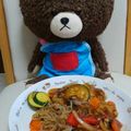 ミーちゃん姉妹のれ's cooksnap of when they made 糸こんにゃくの野菜焼きそば.