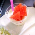 choco831's cooksnap of when they made すいかヨーグルト.