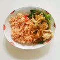 あたた〜（＾＾；'s cooksnap of when they made トマトの炊き込みご飯.